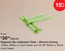 Henry Schein Hygovac Bio Aspirator Tube Directa Orsing offer