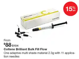 Henry Schein Coltene Brilliant Bulk Fill Flow offer