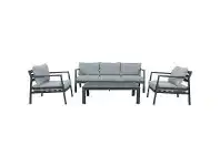 Stratco Sunscape Madrid 4 Piece 5 Seater Lounge offer