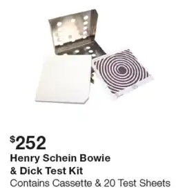Henry Schein Henry Schein Bowie & Dick Test Kit offer