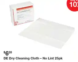 Henry Schein De dry cleaning cloth no lint offer