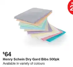 Henry Schein Henry Schein Dry Gard Bibs offer