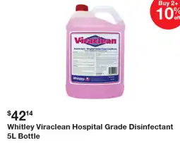 Henry Schein Whitley Viraclean Hospital Grade Disinfectant Bottle offer