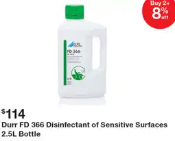 Henry Schein Durr fd 366 disinfectant of sensitive surfaces bottle offer