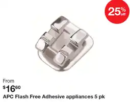 Henry Schein Apc flash free adhesive appliances offer