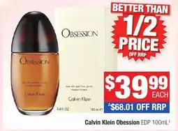 Direct Chemist Outlet Calvin Klein Obession offer
