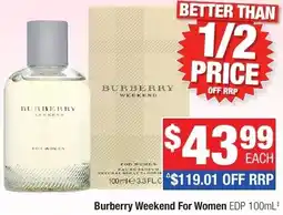 Direct Chemist Outlet Burberry Weekend For Women offer