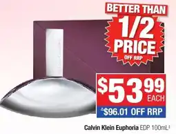 Direct Chemist Outlet Calvin Klein Euphoria offer