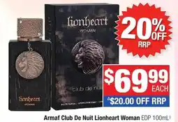 Direct Chemist Outlet Armaf Club De Nuit Lionheart Woman offer