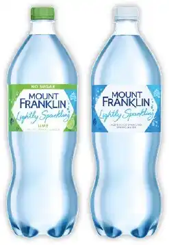 IGA Mount Franklin Lightly Sparkling Water Selected Varieties offer
