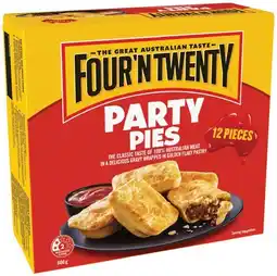 IGA Four’N Twenty Party Pies offer