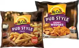 IGA McCain Pub Style Wedges or Fries 750g Selected Varieties offer