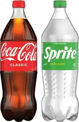IGA Coca‑Cola or Sprite 1.25 Litre Selected Varieties offer