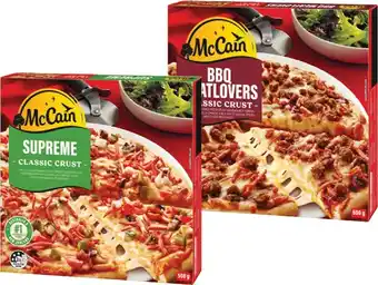 IGA McCain Family Pizza 490‑500g Selected Varieties offer