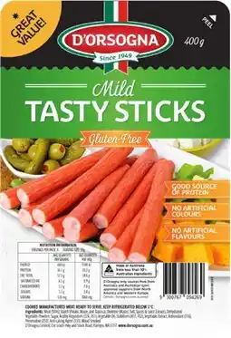 IGA D’Orsogna Tasty Sticks Selected Varieties offer