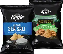 IGA Kettle Potato Chips 135‑165g Selected Varieties offer