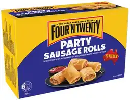 IGA Four’N Twenty Party Sausage Rolls offer