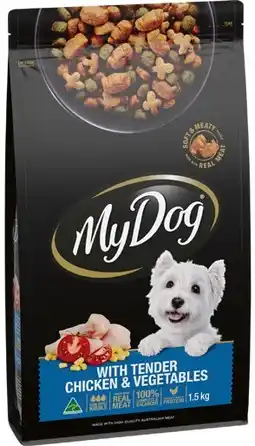 IGA My Dog Dry Dog Food Selected Varieties offer