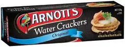 IGA Arnott’s Original Water Crackers offer