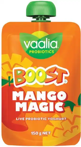 IGA Vaalia Boost Probiotic Yoghurt Selected Varieties offer