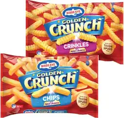 IGA Birds Eye Golden Crunch Chips Selected Varieties offer