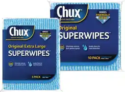 IGA Chux Superwipes Original 10 Pack or Giant 5 Pack offer