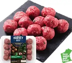 IGA Harvey Beef Garlic and Parsley Meatballs offer
