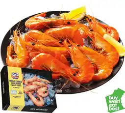 IGA Sea Harvest Cooked Medium Endeavour Exmouth Prawns offer