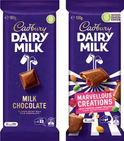 IGA Cadbury Chocolate Block Selected Varieties offer