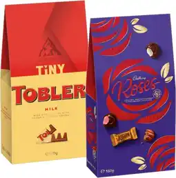 IGA Cadbury Roses 150g or Toblerone Gift Pouch 120g offer