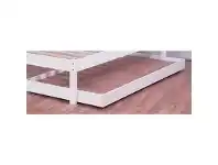 LivingStyles Budget Wooden Trundle Bed, King Single, Arctic White offer