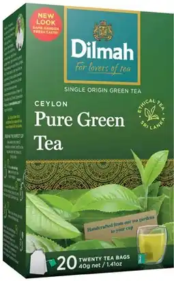 IGA Dilmah Green Tea Bags Selected Varieties offer