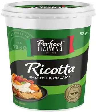 IGA Perfect Italiano Ricotta Selected Varieties offer