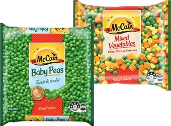 IGA McCain Frozen Vegetables Selected Varieties offer