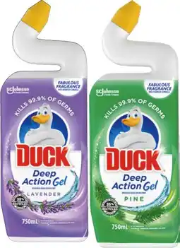 IGA Duck Deep Action Gel Toilet Cleaner Selected Varieties offer