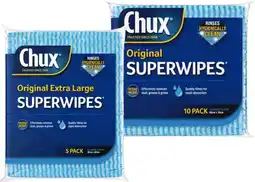IGA Chux Original Superwipes 10 Pack or Giant 5 Pack offer