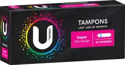 IGA U By Kotex Slim Tampons Selected Varieties offer
