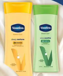 IGA Vaseline Intensive Care Body Lotion Selected Varieties offer