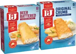 IGA I&J Australian Hoki Beer Battered or Crumb 425g Selected Varieties offer