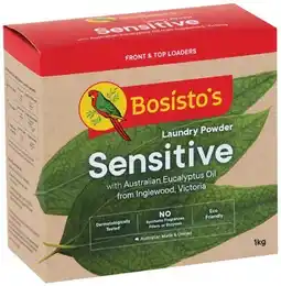 IGA Bosisto’s Laundry Powder Sensitive Selected Varieties offer