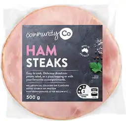 IGA Community Co Ham Steaks offer