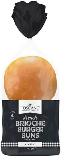 IGA Toscano French Brioche Burger Buns Selected Varieties offer