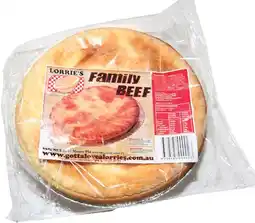 IGA Lorrie’s Family Beef Pie Selected Varieties offer