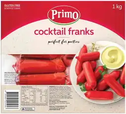 IGA Cocktail or Slim Frankfurts Skin On 1kg offer