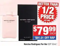 Direct Chemist Outlet Narciso Rodriguez For Her EDP offer
