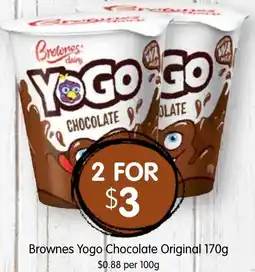 Spudshed Brownes Yogo Chocolate Original offer