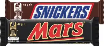 Mars Medium Bars 42-50g, M&M’s 35-49g or Skittles 30g Selected Varieties