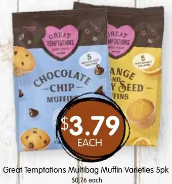 Great Temptations Multibag Muffin