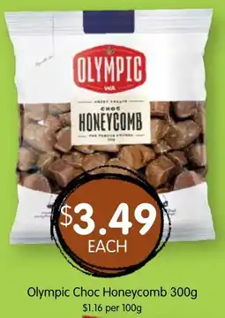 Spudshed Olympic Choc Honeycomb offer