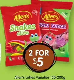 Spudshed Allen's Lollies offer